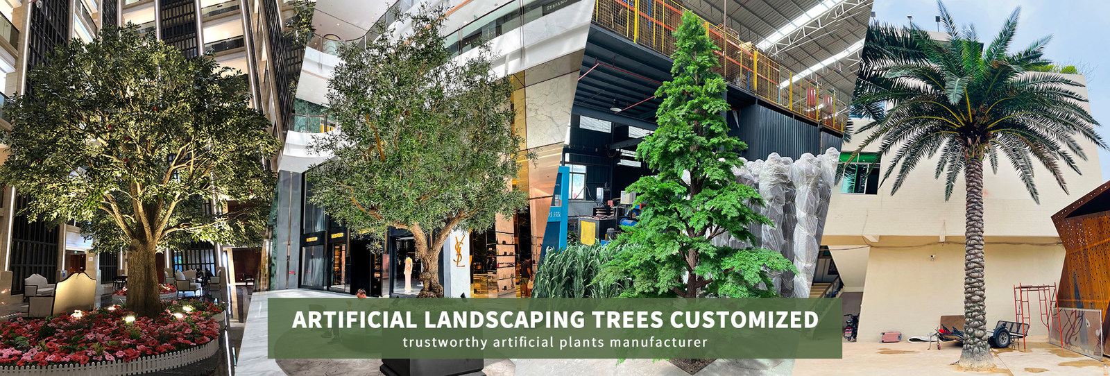 Pohon Sawit Tropis buatan