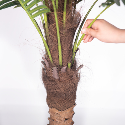 180cm 210cm Artificial Coconut Trees Fake Plants Large Green Palm Bonsai Decoration Room Floor Potted