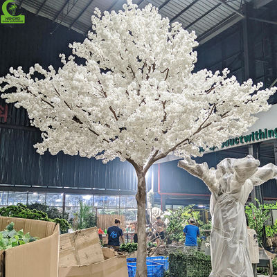 3m-6m LED Lights Artificilal Cherry Flowers Tree Customize Indoor Sakura Faux Decor Tree Big Artifical Blossom Trees for Wedding