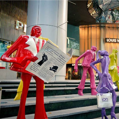 Attractive Aesthetic Topiary Sculpture For City Landscape