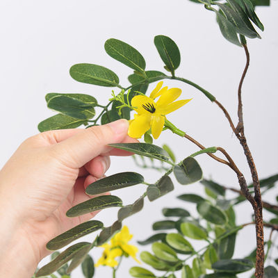 Plastic Artificial Potted Floor Plants Sunshine Trees For Indoor Outdoor Decor