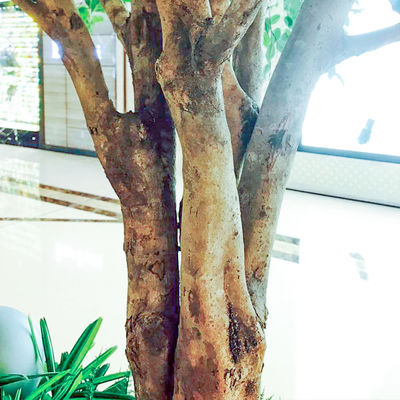 B Style Large Artificial Ficus Tree Custom Height Shopping Mall Foliage Tree Natural Looking