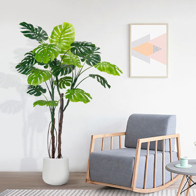 130/160/200/240cm Sizes Realistic PE Foliage artificial monstera plant for Indoor Tropical Decor