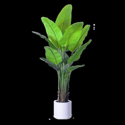 artificial palm tree plants 4 ft 5.3 ft 6 ft best artificial bird of paradise plant Greenery Bonsai Tropical Artificial Plant for Party Hotel Wedding Decor
