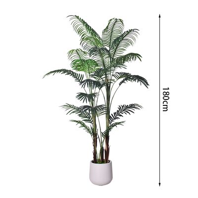 Wholesale 180cm (5.9ft) Artificial Indoor Palm Trees - I Style Areca Palm Plant | Haihong Factory Direct | Large Faux Palm Tree for Home & Office Decor