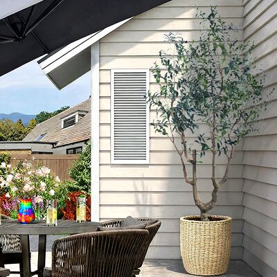 Pohon Zaitun Buatan Besar dengan Batang Kayu Asli - Ukuran 7 Kaki & 8 Kaki untuk Lobi Hotel & Dekorasi Pintu Masuk Vila Mewah