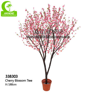Pabrik Buatan Tangan Simulasi Tinggi 180cm Pohon Sakura Buatan Untuk Lansekap Taman